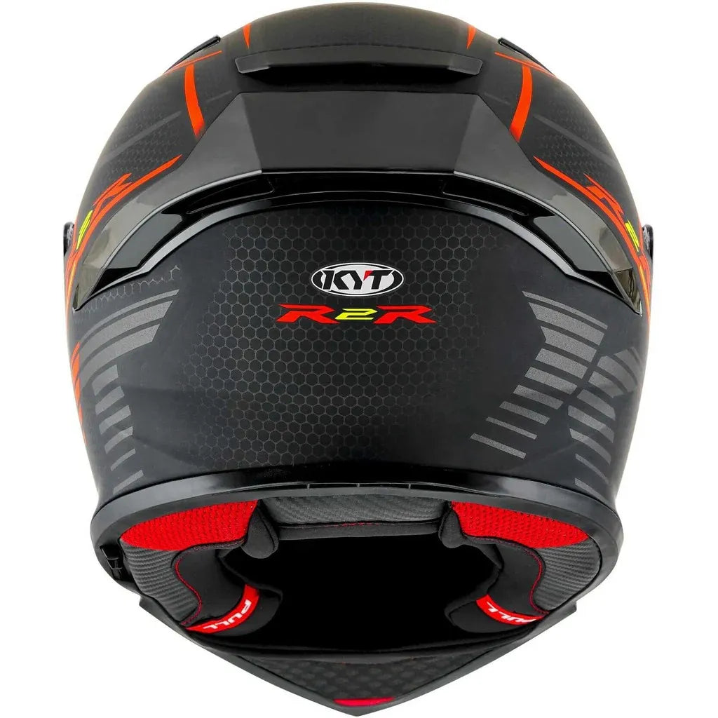 Kyt R2r Concept Matt Black Red Full Face Helmet