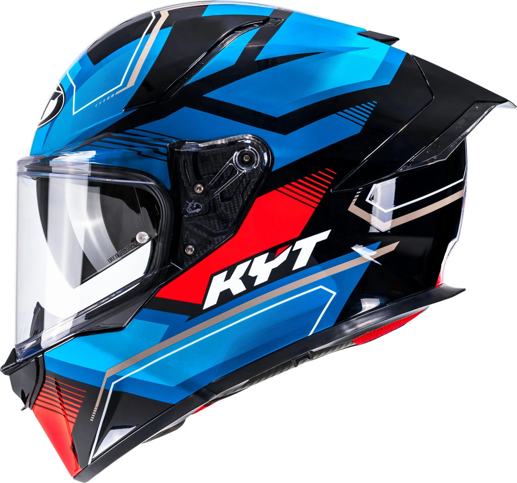 Kyt R2r Parsec Black Blue Red Full Face Helmet
