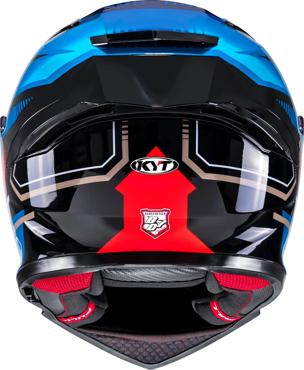 Kyt R2r Parsec Black Blue Red Full Face Helmet