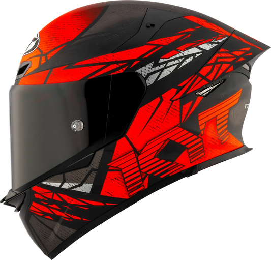 Kyt Revo Combustion Matt Red Full Face Helmet