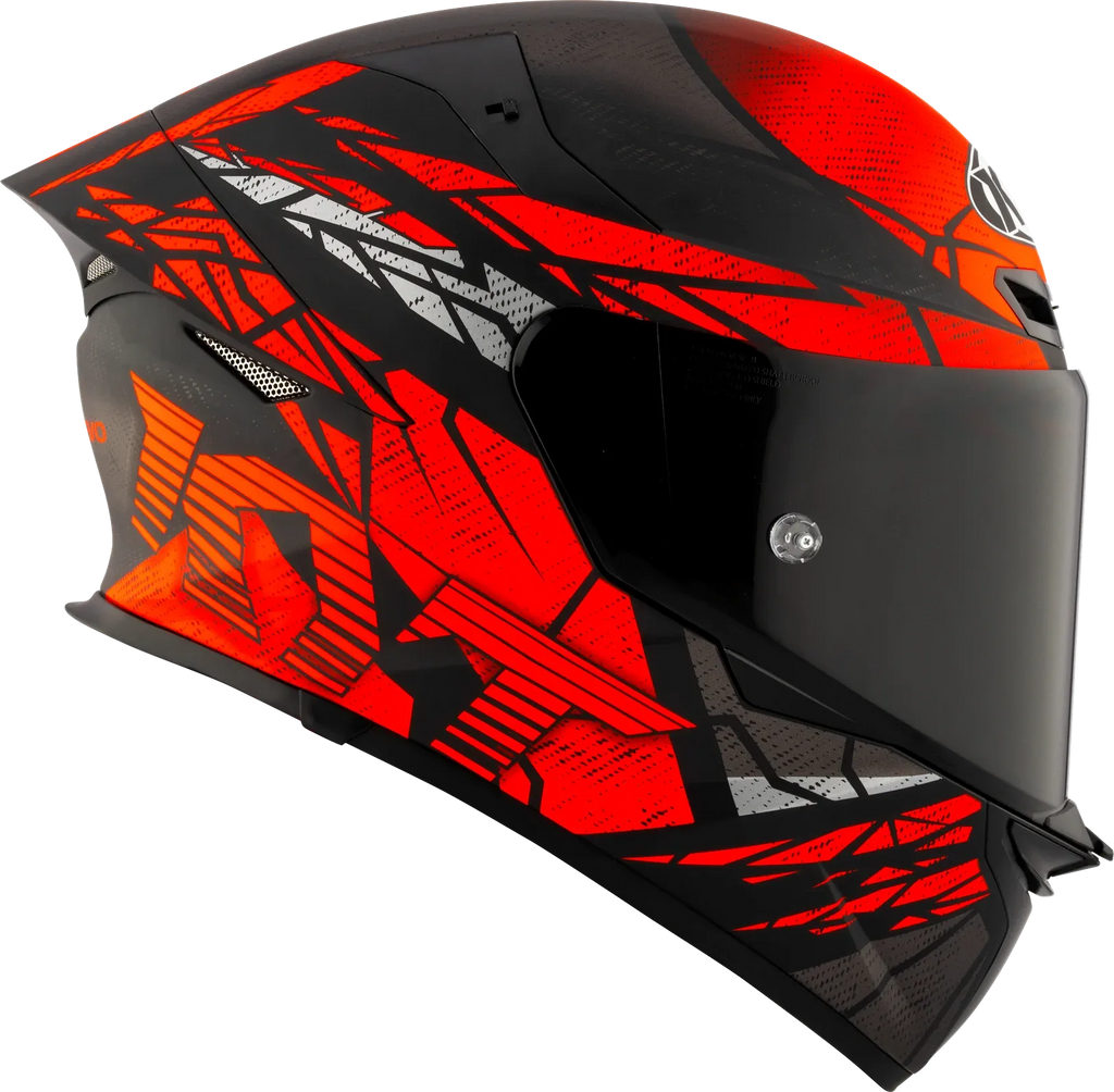 Kyt Revo Combustion Matt Red Full Face Helmet