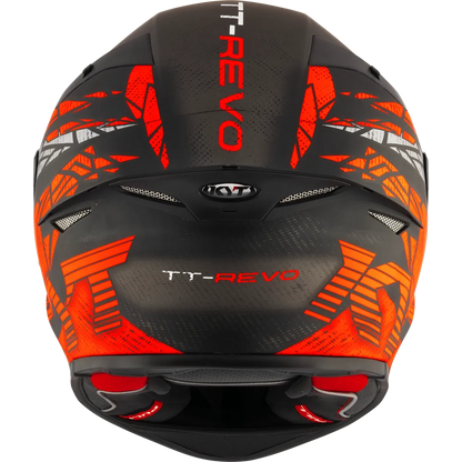 Kyt Revo Combustion Matt Red Full Face Helmet