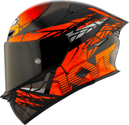 Kyt Revo Combustion Orange Full Face Helmet