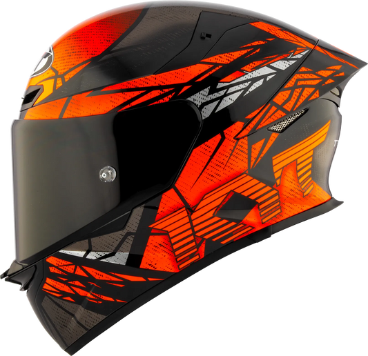Kyt Revo Combustion Orange Full Face Helmet