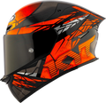Kyt Revo Combustion Orange Full Face Helmet