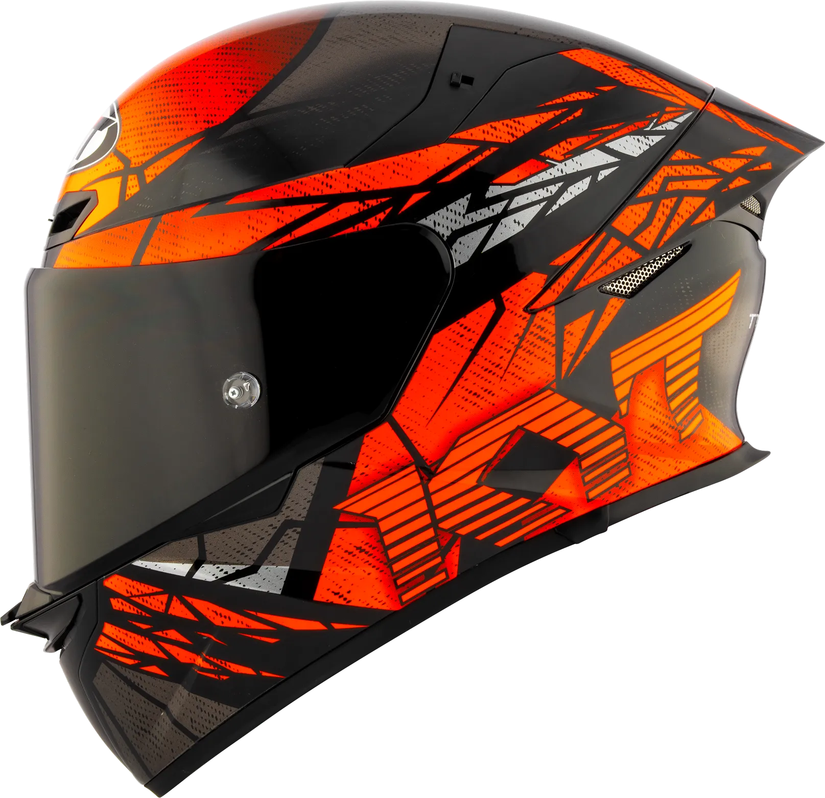 Kyt Revo Combustion Orange Full Face Helmet