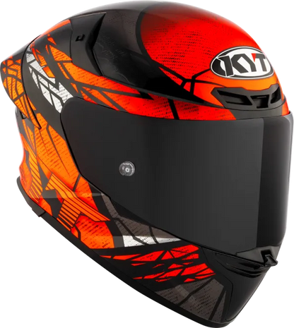 Kyt Revo Combustion Orange Full Face Helmet