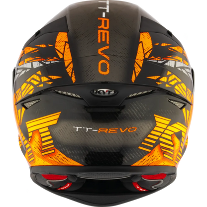 Kyt Revo Combustion Orange Full Face Helmet