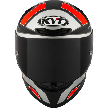 Kyt Revo Electron Matt Grey Red Full Face Helmet