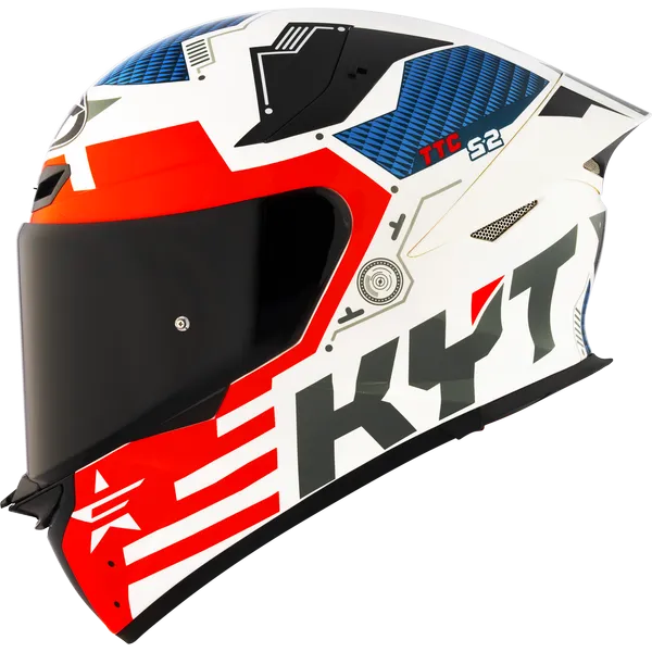 Kyt Revo Fuselage Red Full Face Helmet
