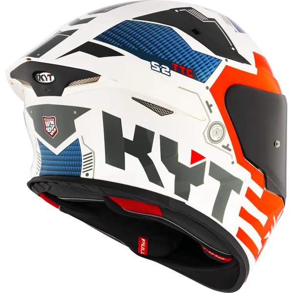 Kyt Revo Fuselage Red Full Face Helmet