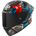 Kyt Revo Synchrotron Black Blue Full Face Helmet