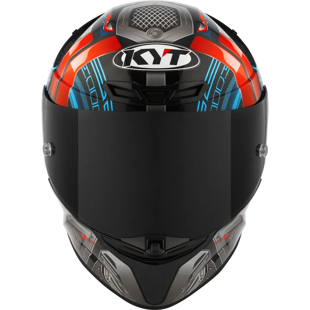 Kyt Revo Synchrotron Black Blue Full Face Helmet