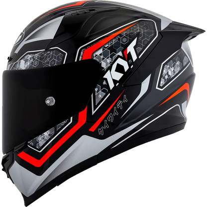 Kyt Striker 01 Black Red Full Face Helmet