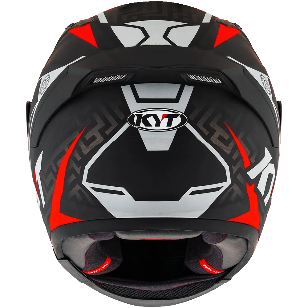 Kyt Striker 02 Matt Black Red Full Face Helmet