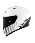 Kyt Striker AF37 LIivery White Black Full Face Helmet