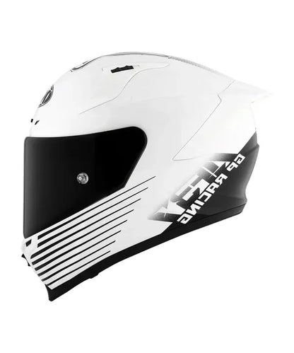Kyt Striker AF37 LIivery White Black Full Face Helmet