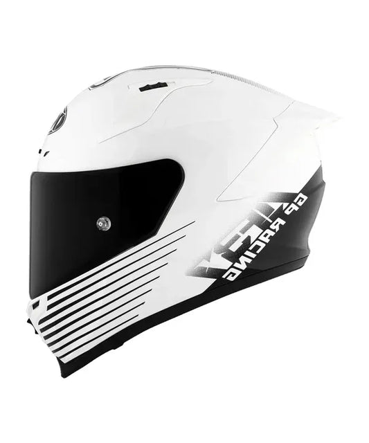 Kyt Striker AF37 LIivery White Black Full Face Helmet