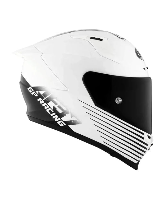Kyt Striker AF37 LIivery White Black Full Face Helmet