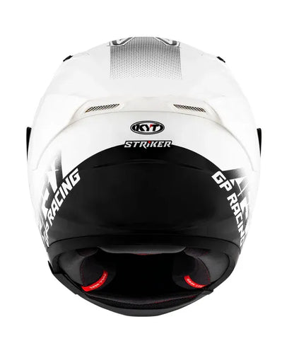 Kyt Striker AF37 LIivery White Black Full Face Helmet