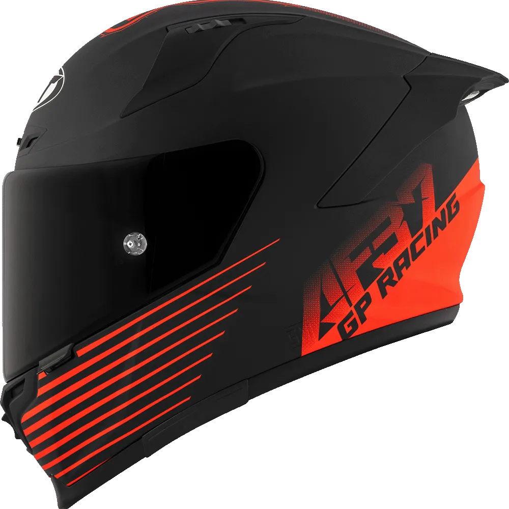 Kyt Striker Af37 Livery Matt Black Red Full Face Helmet