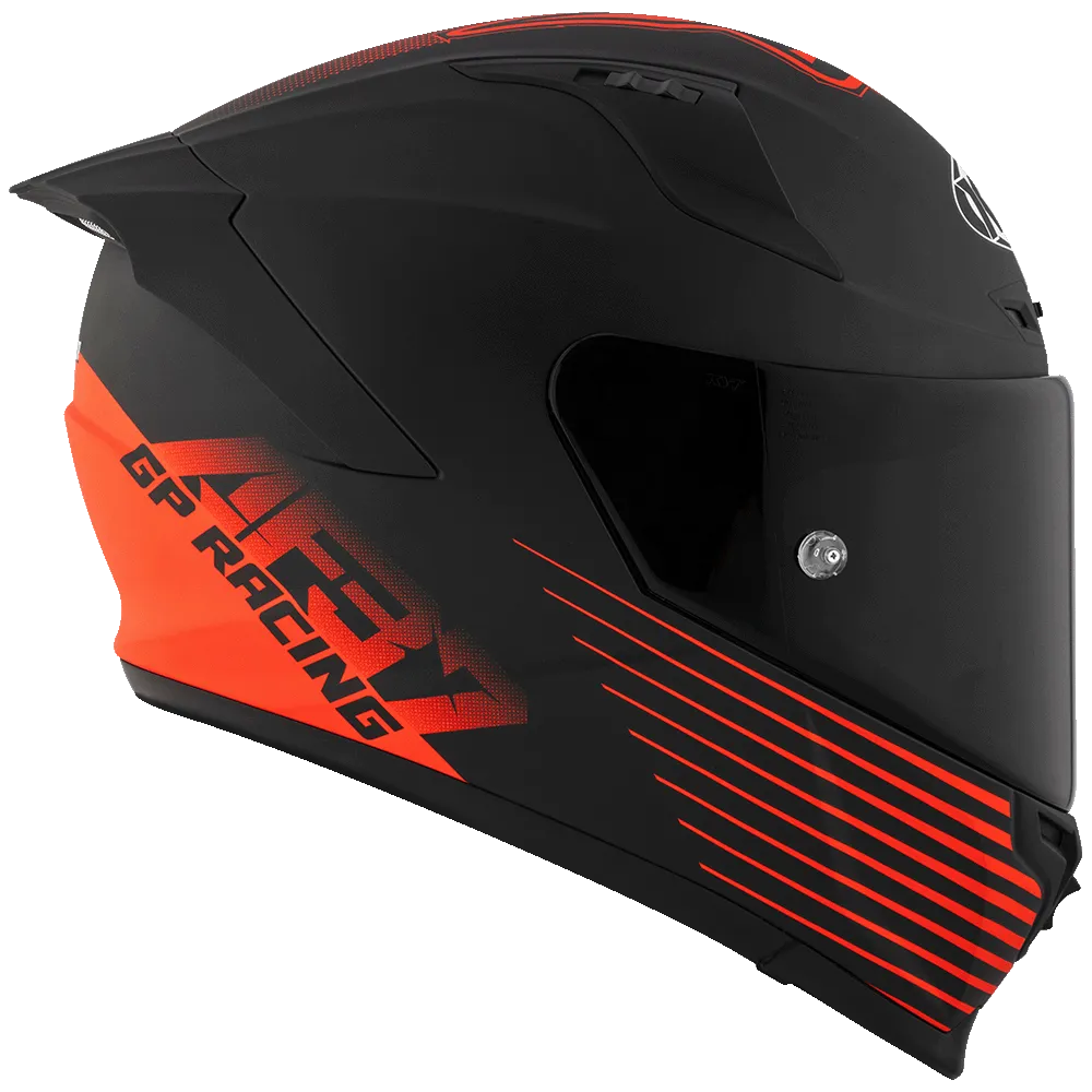 Kyt Striker Af37 Livery Matt Black Red Full Face Helmet