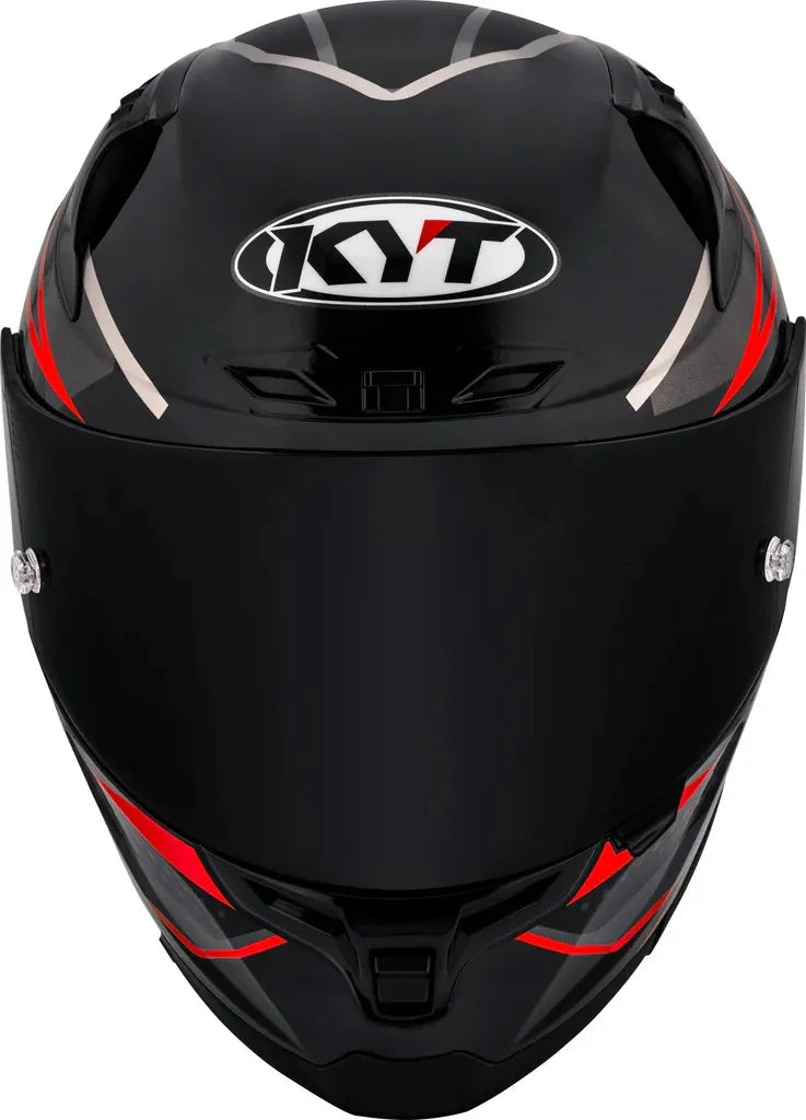 Kyt Striker Davo Black Red Full Face Helmet