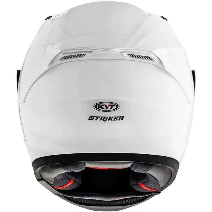 Kyt Striker Plain Pearl White Full Face Helemt