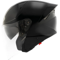 Kyt Ttr Jet Plain Black Half Face Helmet