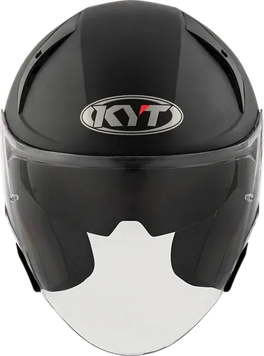Kyt Ttr Jet Plain Matt Black Half Face Helmet