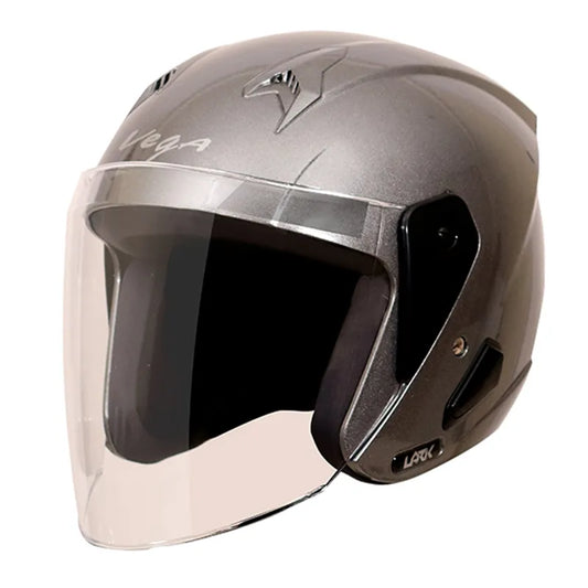 VEGA Lark Anthracite Half Face Helmet
