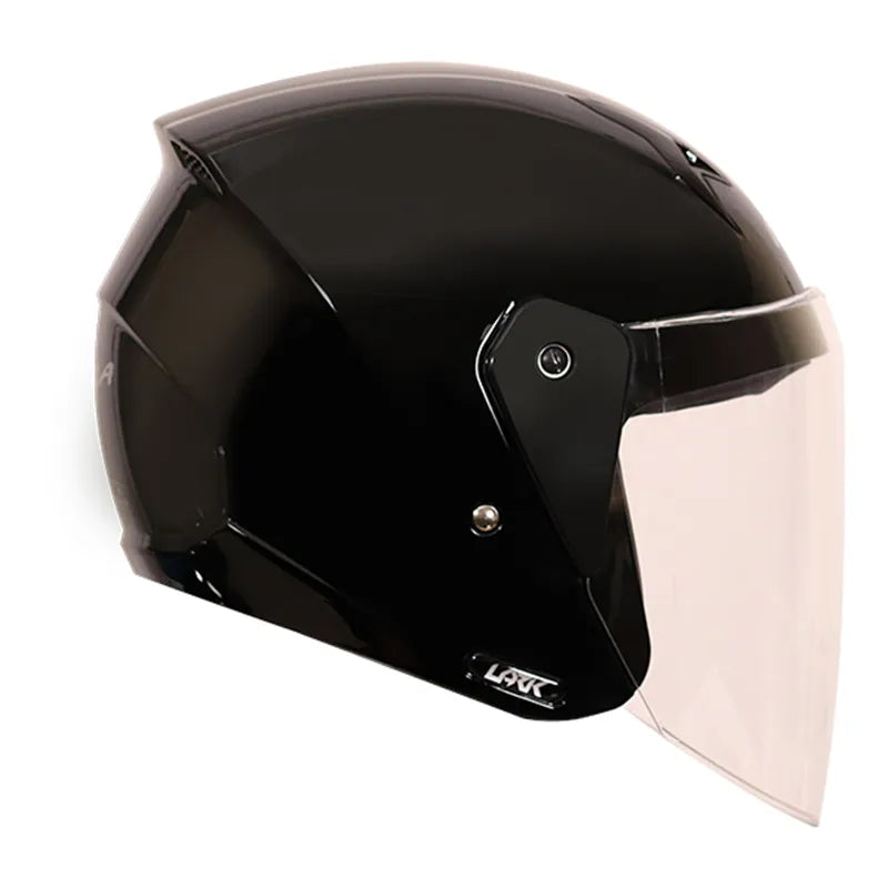 VEGA Lark Black Half Face Helmet