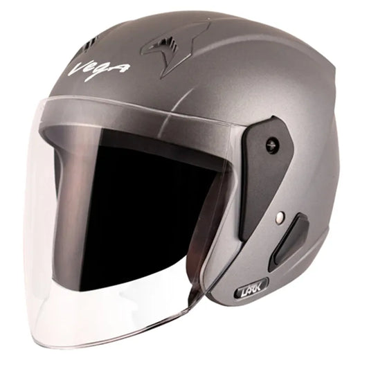 VEGA Lark Dull Anthracite Half Face Helmet