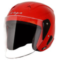 VEGA Lark Red Half Face Helmet