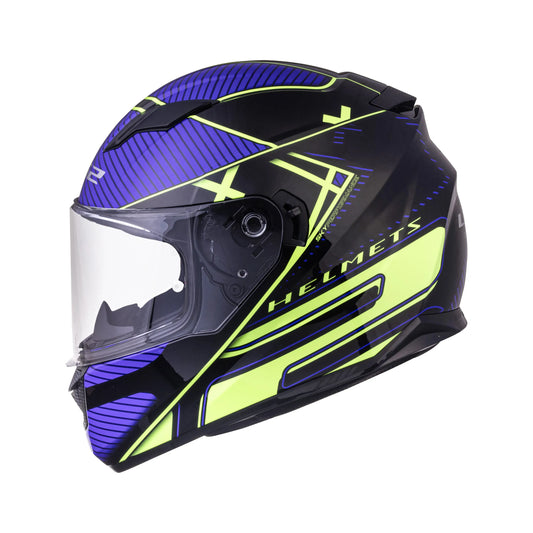 LS2 320 Stream Evo Levl Black Hiviz Yellow Full Face Helmet