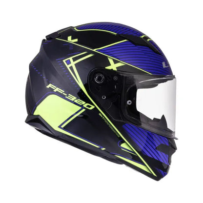 LS2 320 Stream Evo Levl Black Hiviz Yellow Full Face Helmet