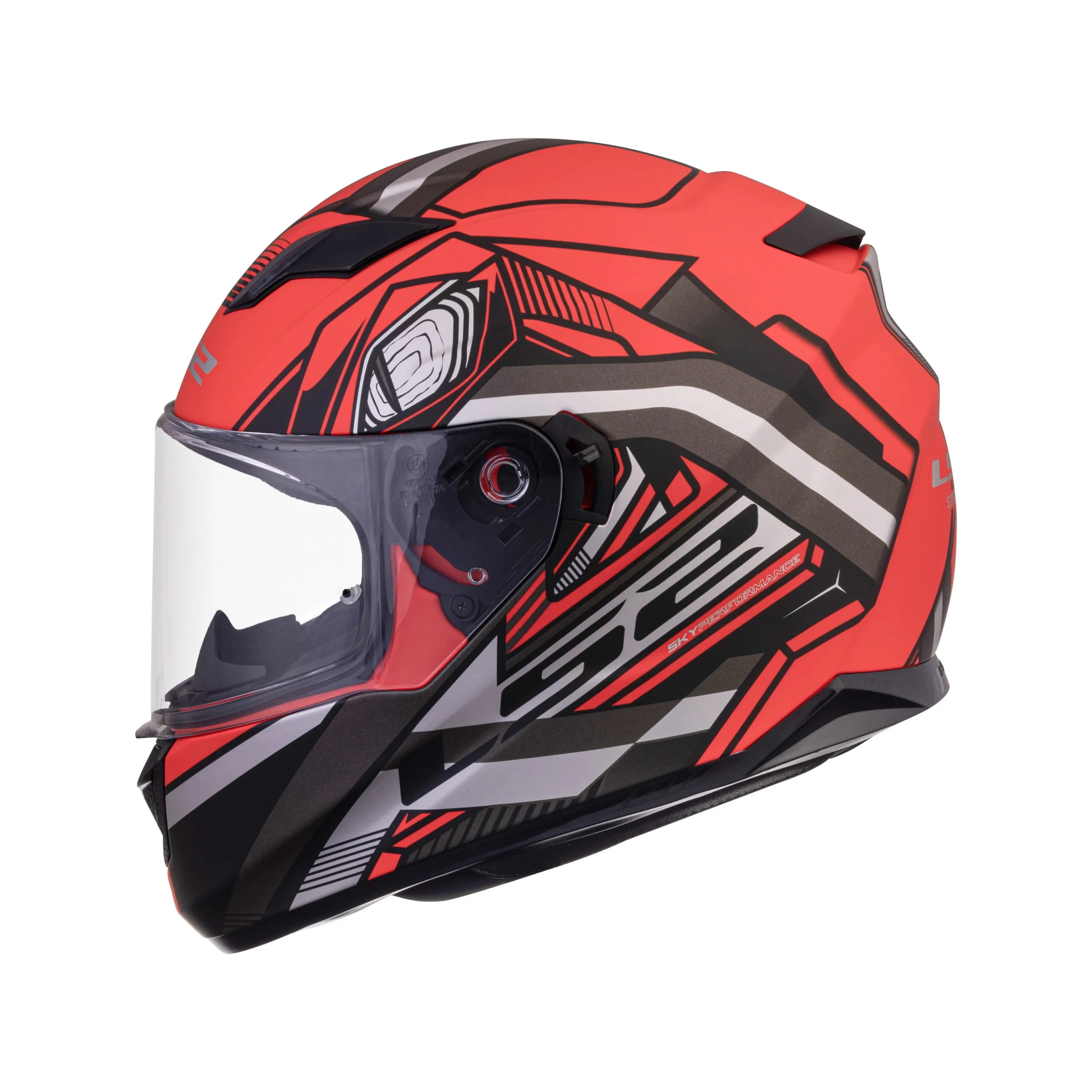 LS2 320 Stream Evo Reflex Red Black 7C Full Face Helmet – Sparkly Helmets