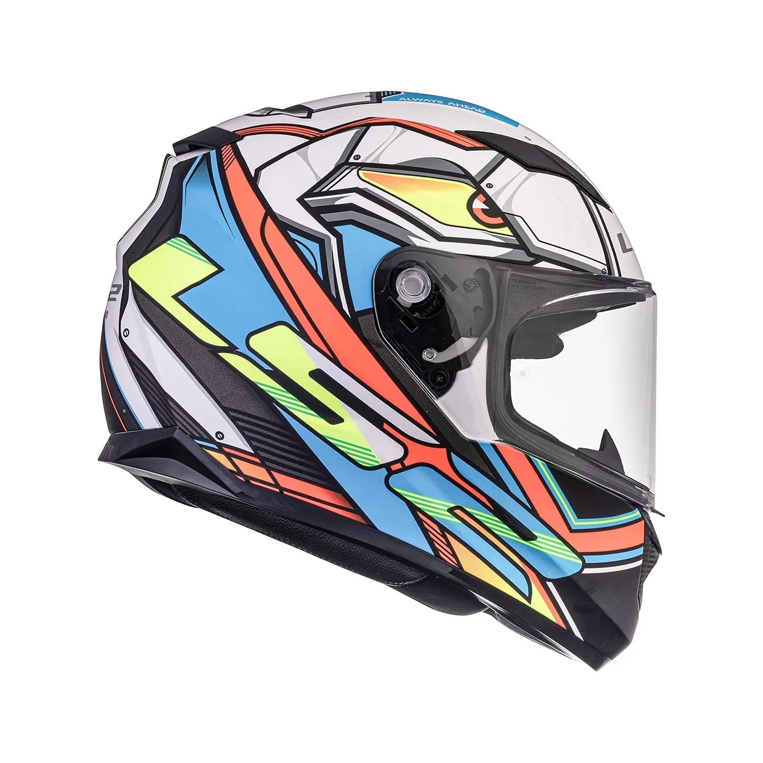 LS2 320 Stream Evo Xdrn White Neon Orange Full Face Helmet