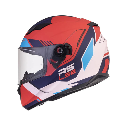 LS2 320 Stream Evo Xplorer White Red Full Face Helmet
