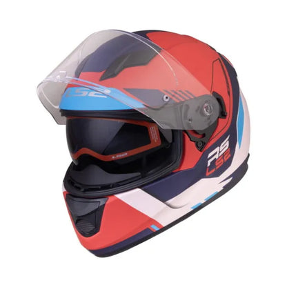 LS2 320 Stream Evo Xplorer White Red Full Face Helmet