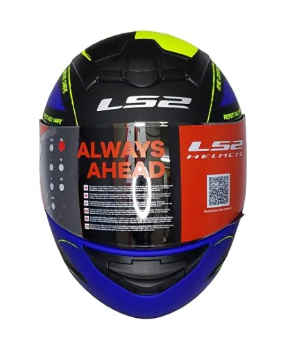 LS2 352 Brush Matt Black Yellow Full Face Helmet