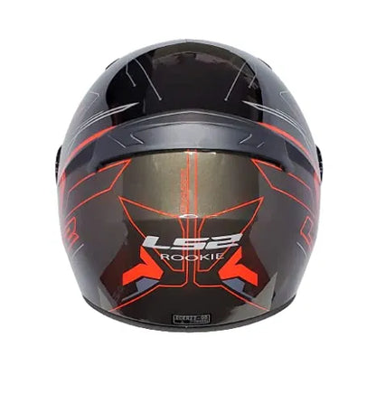 LS2 352 Chaser Black Red Full Face Helmet