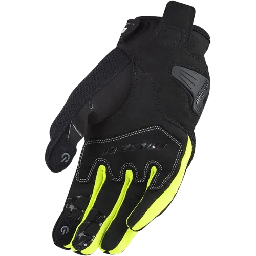 Ls2 Dart 2 Evo Black H.Yellow Gloves Riding Gears