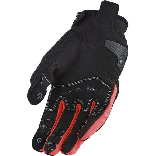 Ls2 Dart 2 Evo Black Red Gloves Riding Gears