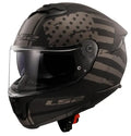 Ls2 FF 320 Stream 11 Flag Matt Black Gray Full Face Helmet