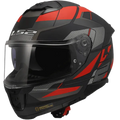 Ls2 FF 320 Stream 11 Road Gloss Black Titanium Red Full Face Helmet