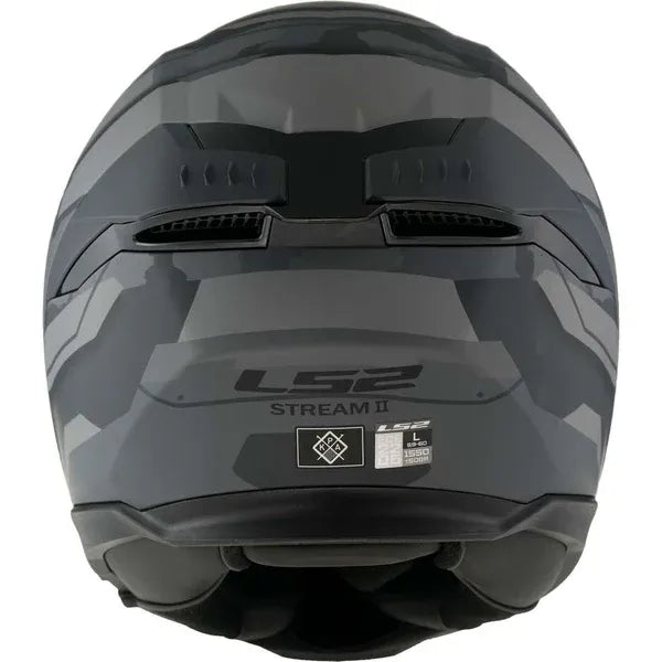 Ls2 FF 320 Stream 11 Shadow M Titanium Gray Full Face Helmet