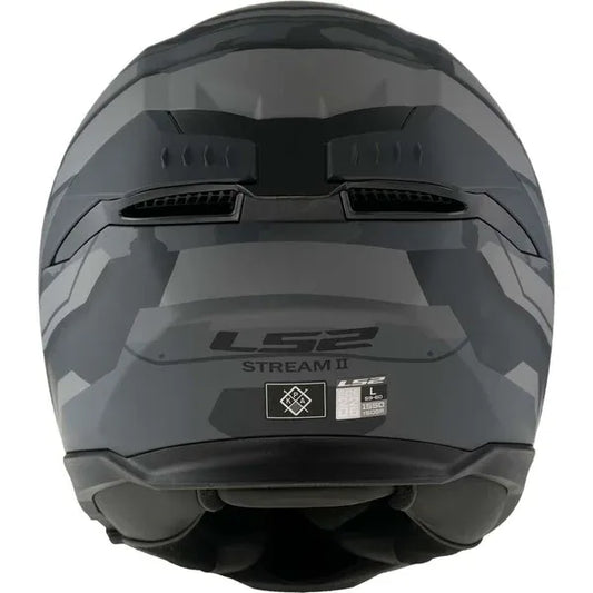 Ls2 FF 320 Stream 11 Shadow M Titanium Gray Full Face Helmet