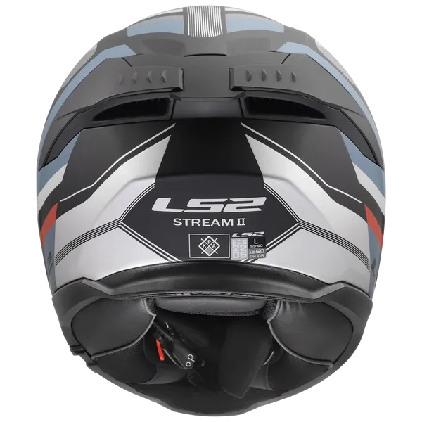 Ls2 FF 320 Stream 11 Vintage Matt Black Gray Red Full Face Helmet