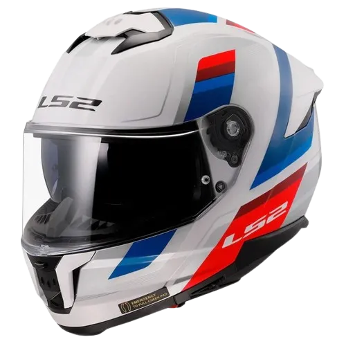 Ls2 FF 320 Stream 11 Vintage White Blue Red Full Face Helmet